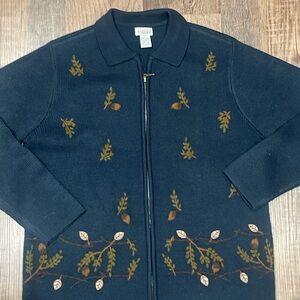 Classic Elements Dark Blue Knit Sweater